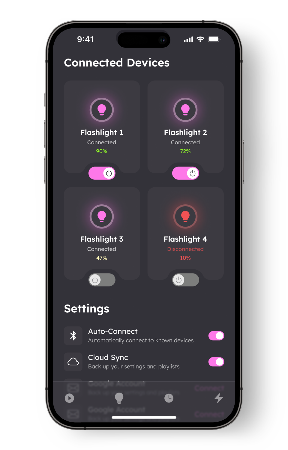 Flashlight Control App Development | Cogniteq