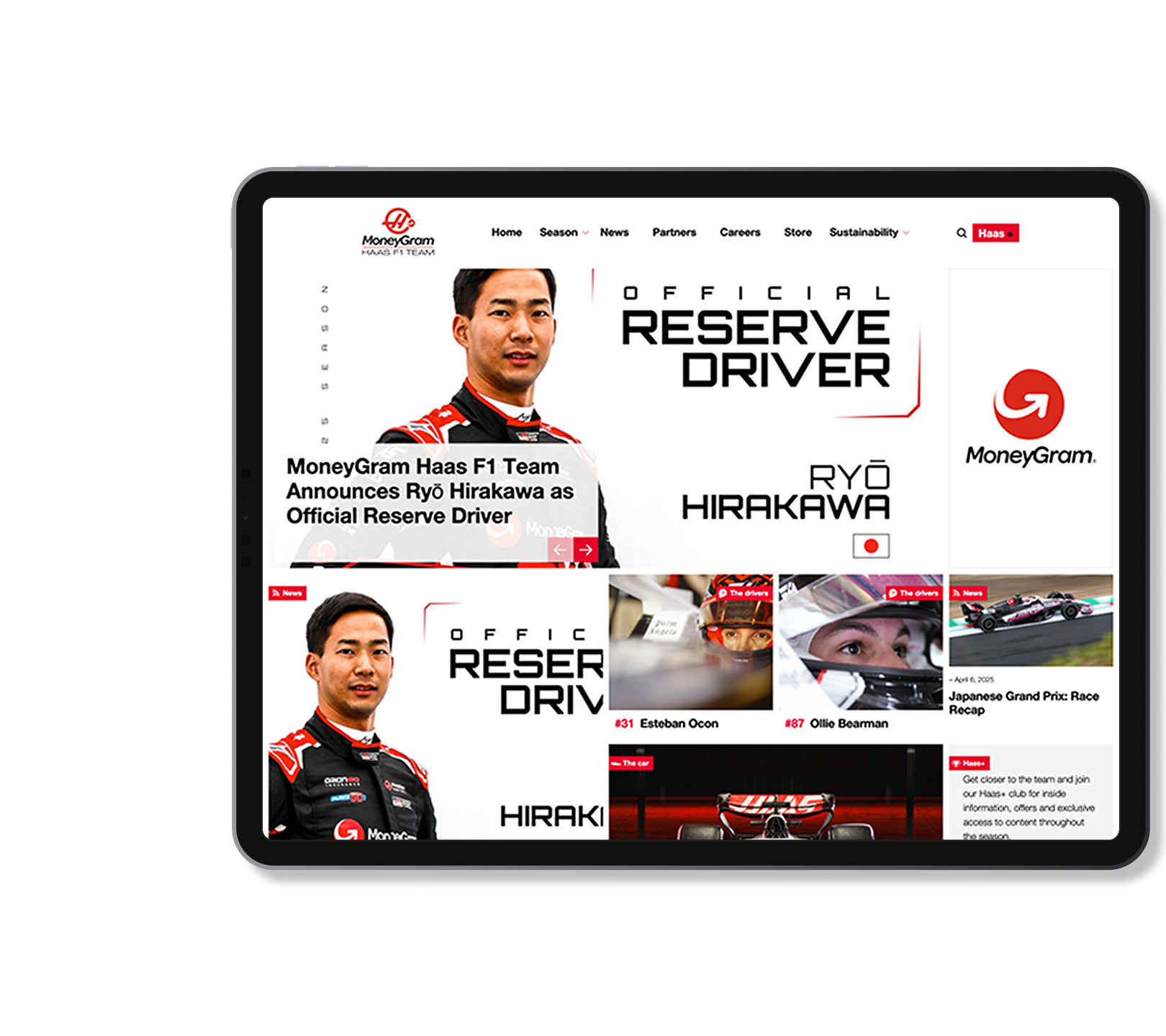 Website For a Racing Club
