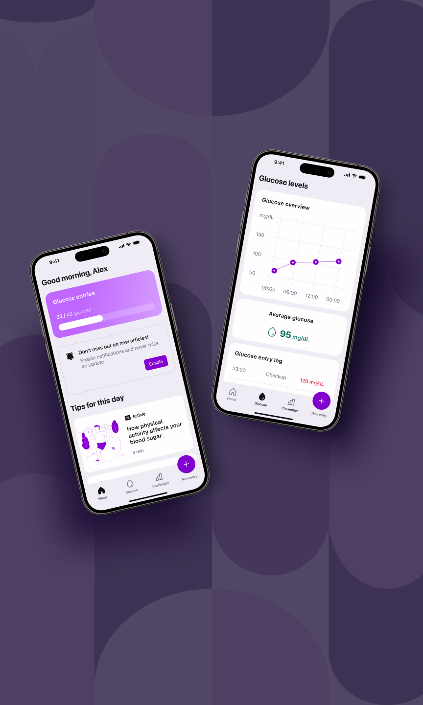 IoT-based app for people with diabetes