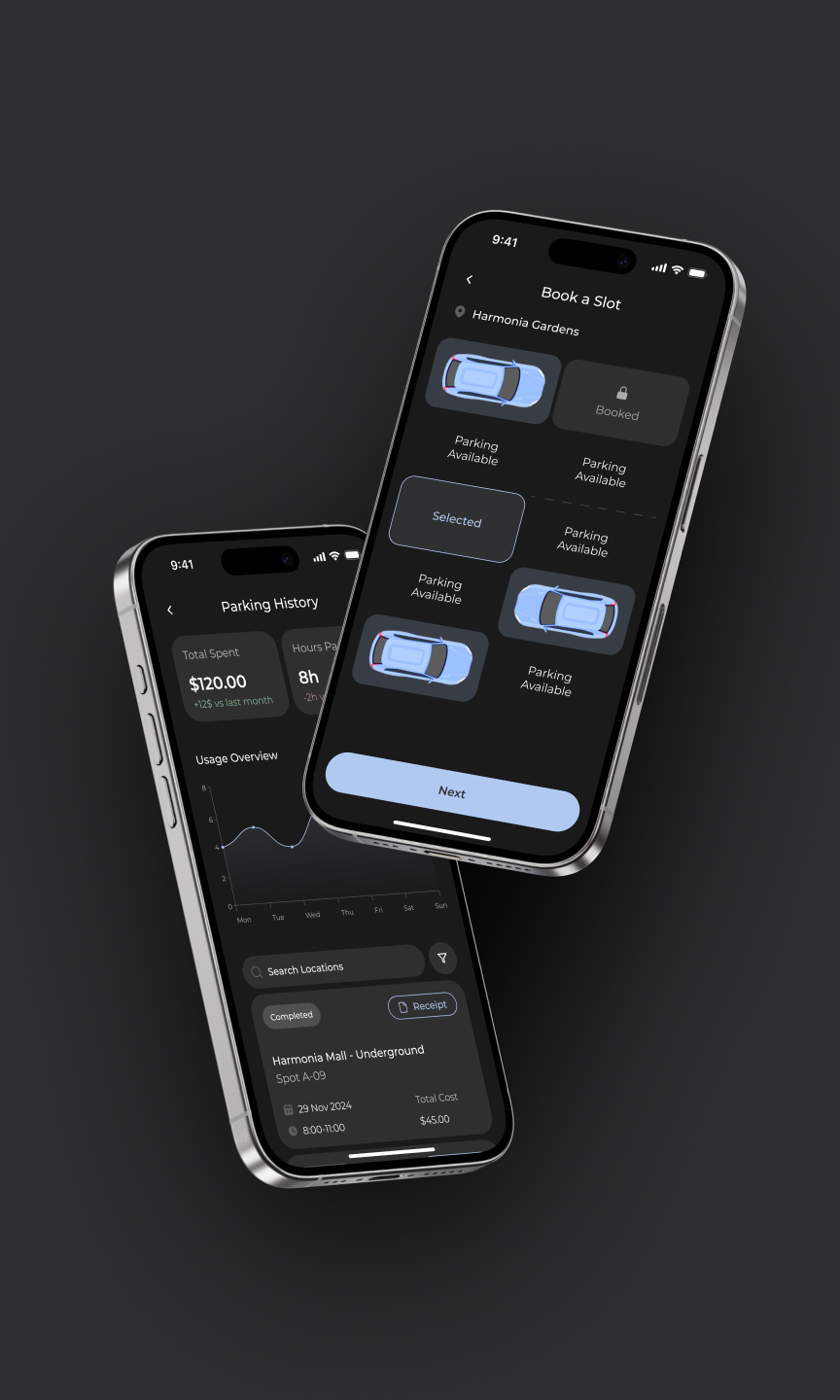 IoT-Based Smart Parking App